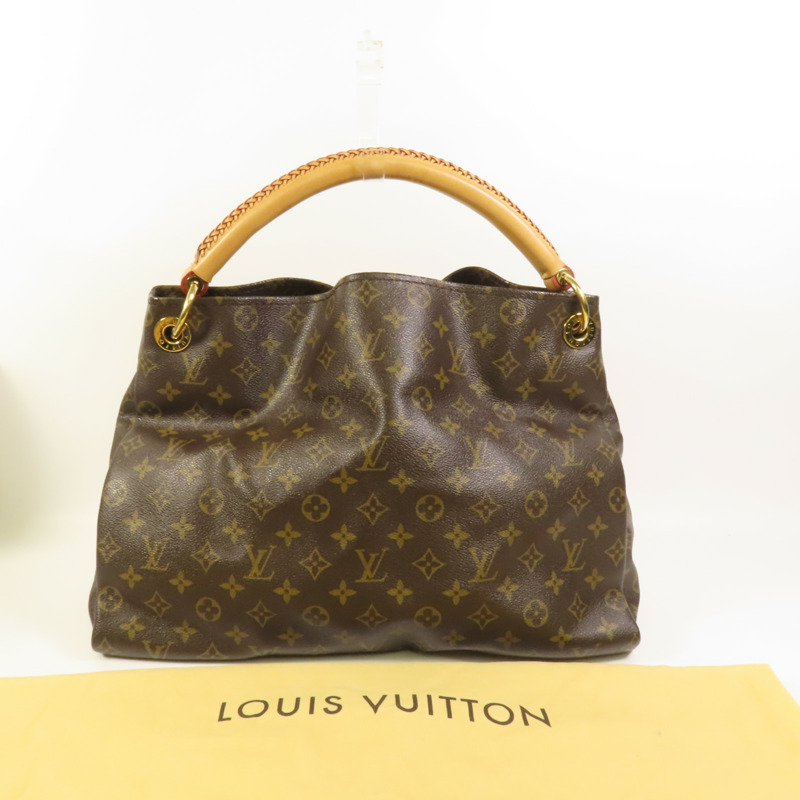 LOUIS VUITTON Monogram Artsy MM金扣肩背袋-9