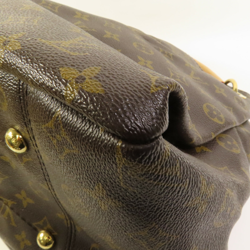 LOUIS VUITTON Monogram Artsy MM金扣肩背袋-11