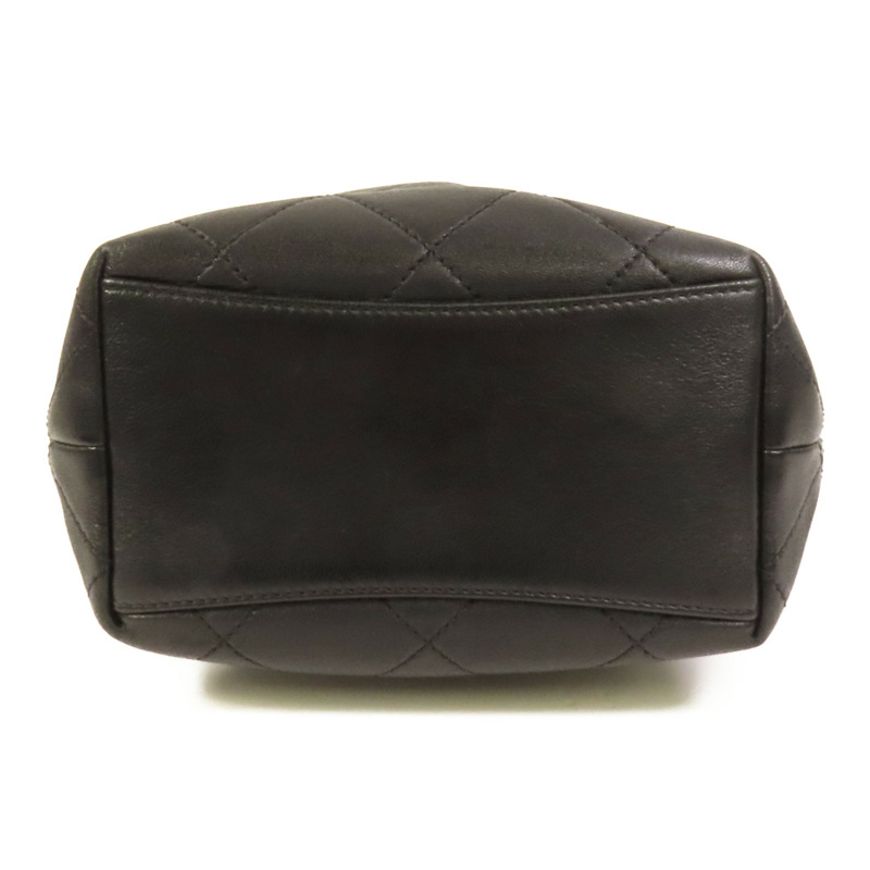 CHANEL 牛皮皮革Chain Shoulder金扣鏈帶肩背袋-3