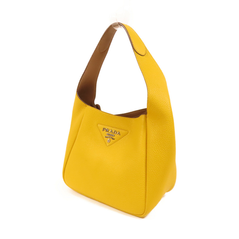 PRADA 牛皮皮革Hobo手挽袋-2