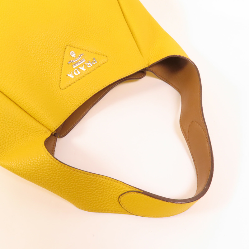 PRADA 牛皮皮革Hobo手挽袋-4