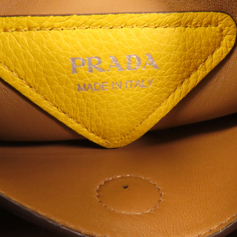 PRADA 牛皮皮革Hobo手挽袋-7