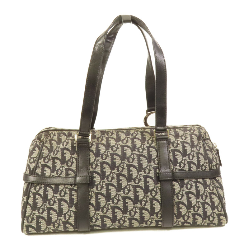 Dior 帆布Vintage Hand Bag銀扣手挽袋-1