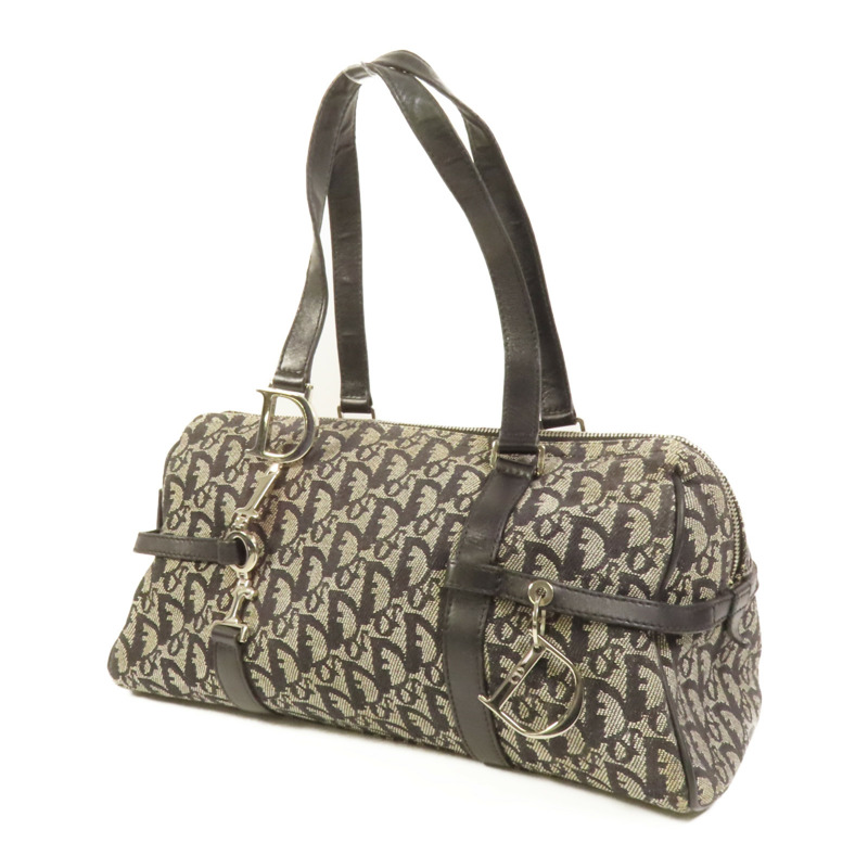 Dior 帆布Vintage Hand Bag銀扣手挽袋-2