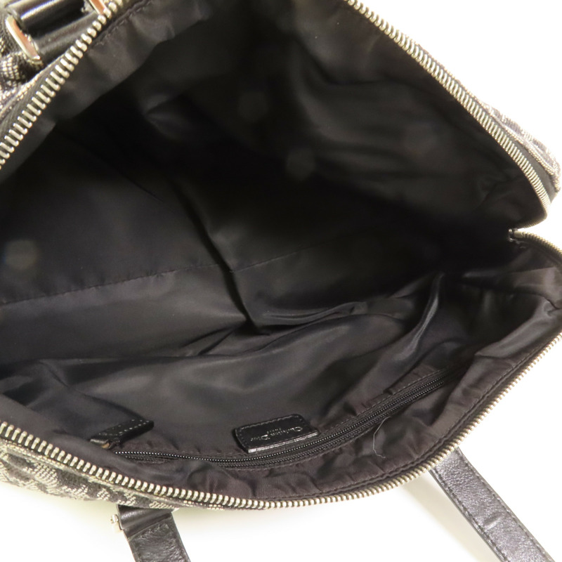 Dior 帆布Vintage Hand Bag銀扣手挽袋-7