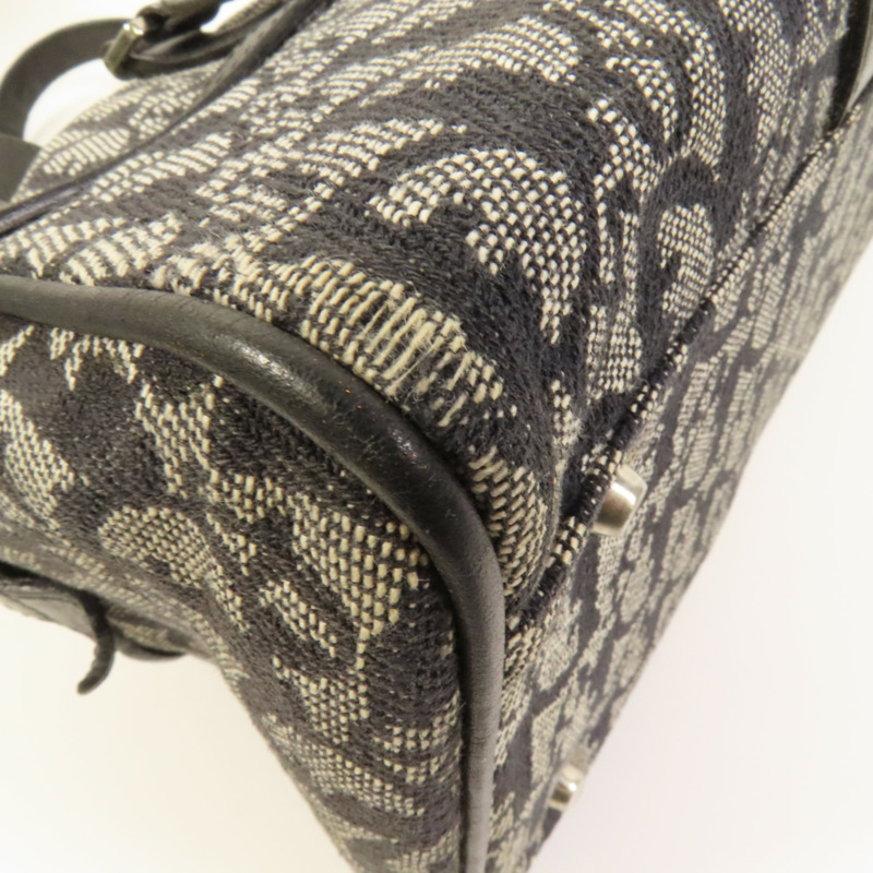 Dior 帆布Vintage Hand Bag銀扣手挽袋-10
