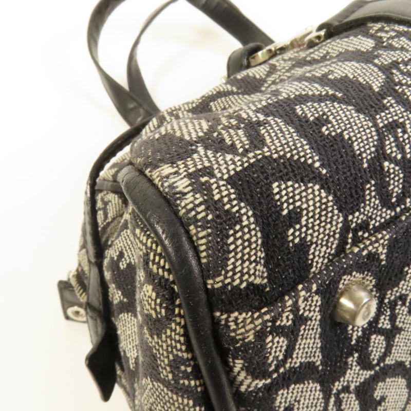 Dior 帆布Vintage Hand Bag銀扣手挽袋-12