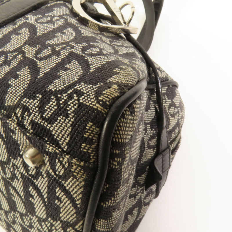 Dior 帆布Vintage Hand Bag銀扣手挽袋-13