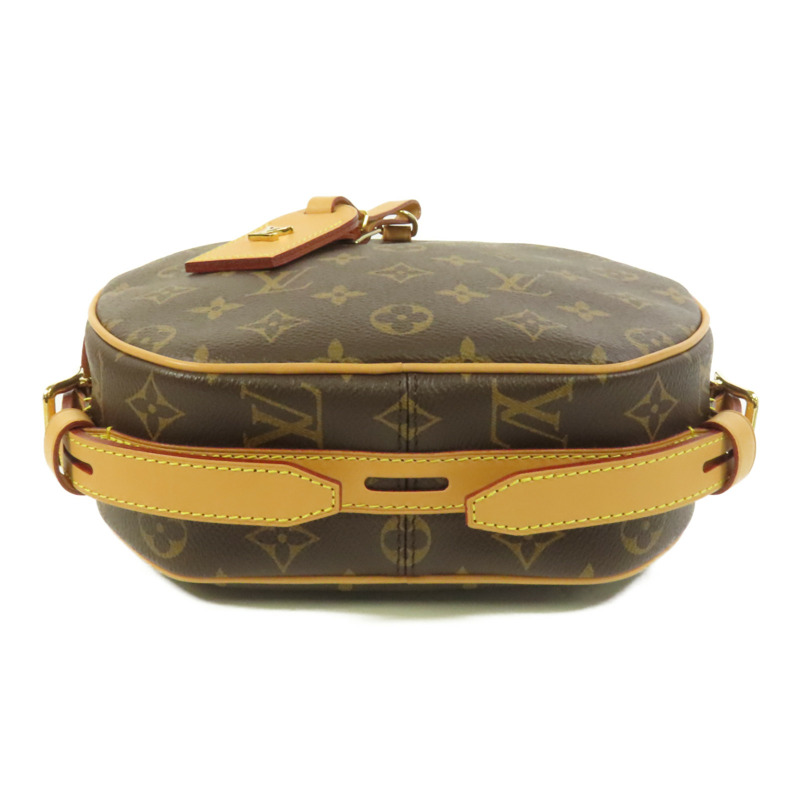 LOUIS VUITTON Monogram Boite Chapeau Souple金扣肩背袋棕色-3