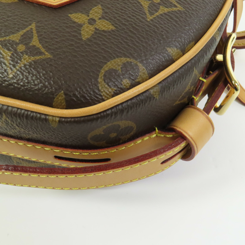 LOUIS VUITTON Monogram Boite Chapeau Souple金扣肩背袋棕色-12