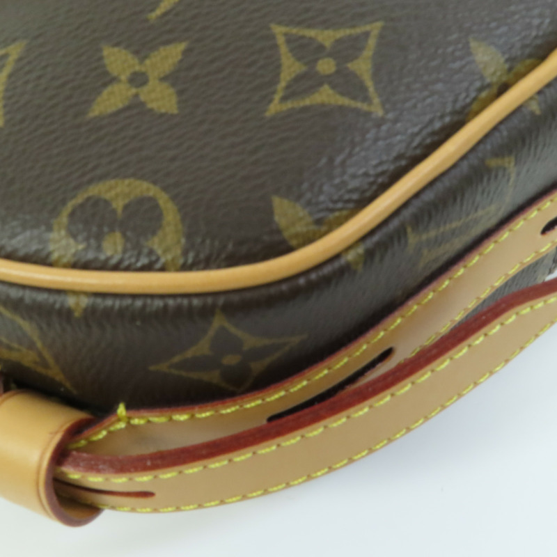 LOUIS VUITTON Monogram Boite Chapeau Souple金扣肩背袋棕色-13