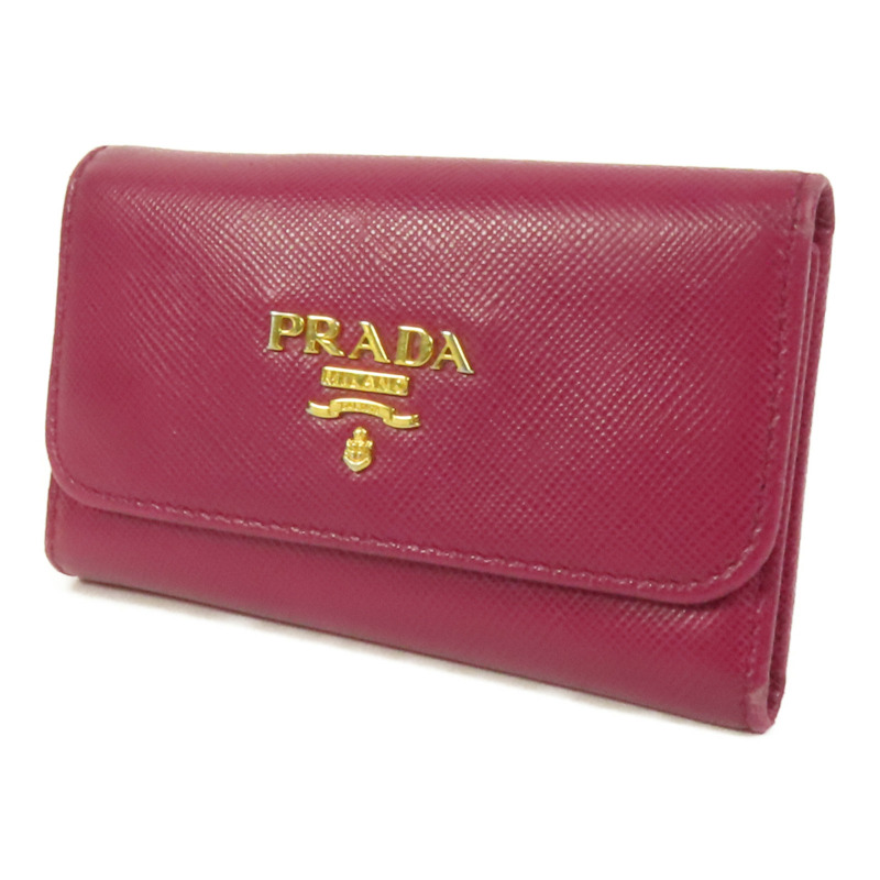 PRADA 牛皮皮革Key Holder鎖匙包-2