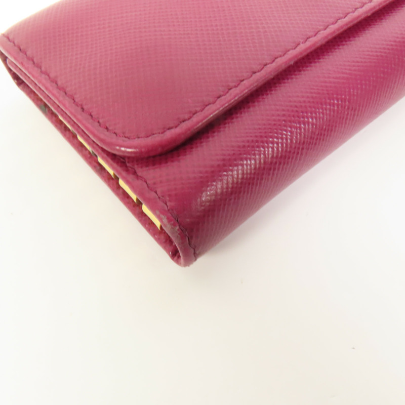 PRADA 牛皮皮革Key Holder鎖匙包-11