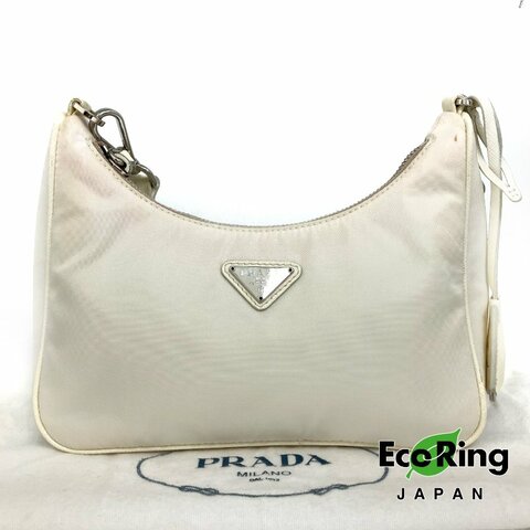 ☆ Prada 普拉達 Beige Nylon 2Way Bag 淺褐色尼龍兩用袋 1BH204 - 257024062