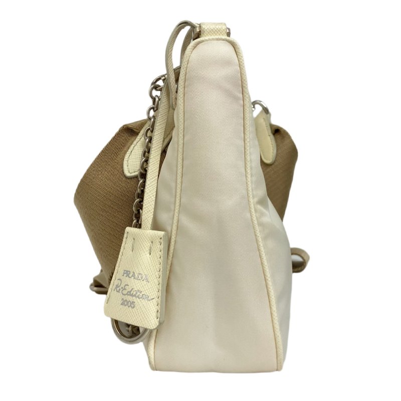 ☆ Prada 普拉達 Beige Nylon 2Way Bag 淺褐色尼龍兩用袋 1BH204 - 257024062-3