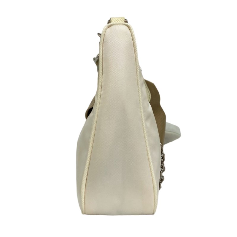 ☆ Prada 普拉達 Beige Nylon 2Way Bag 淺褐色尼龍兩用袋 1BH204 - 257024062-4