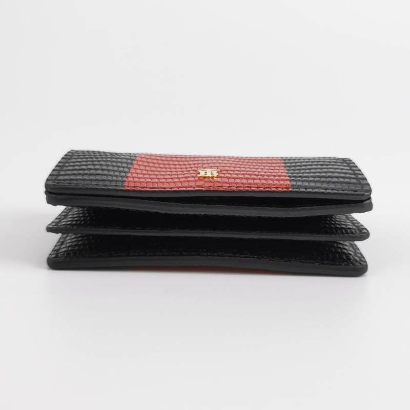 Burberry牛皮拼色TB標誌斜挎包 9.8新-5