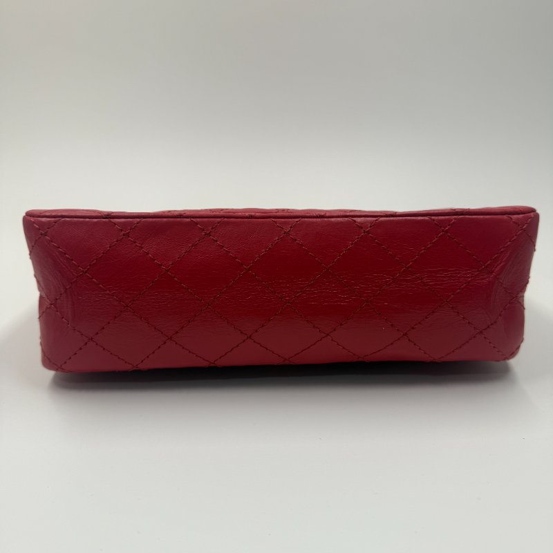 香奈兒2.55紅金單肩斜挎包-2