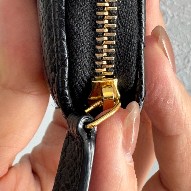 Chanel黑荔枝金雙C ㄇ拉零錢包👛 超好用-12