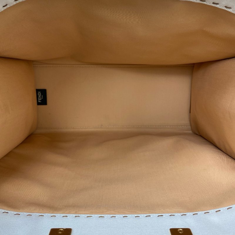 △ Fendi 芬迪 Sunshine Beige Canvas 2Way Bag 8BH386 米色帆布兩用袋 8BH386 -257024356-17
