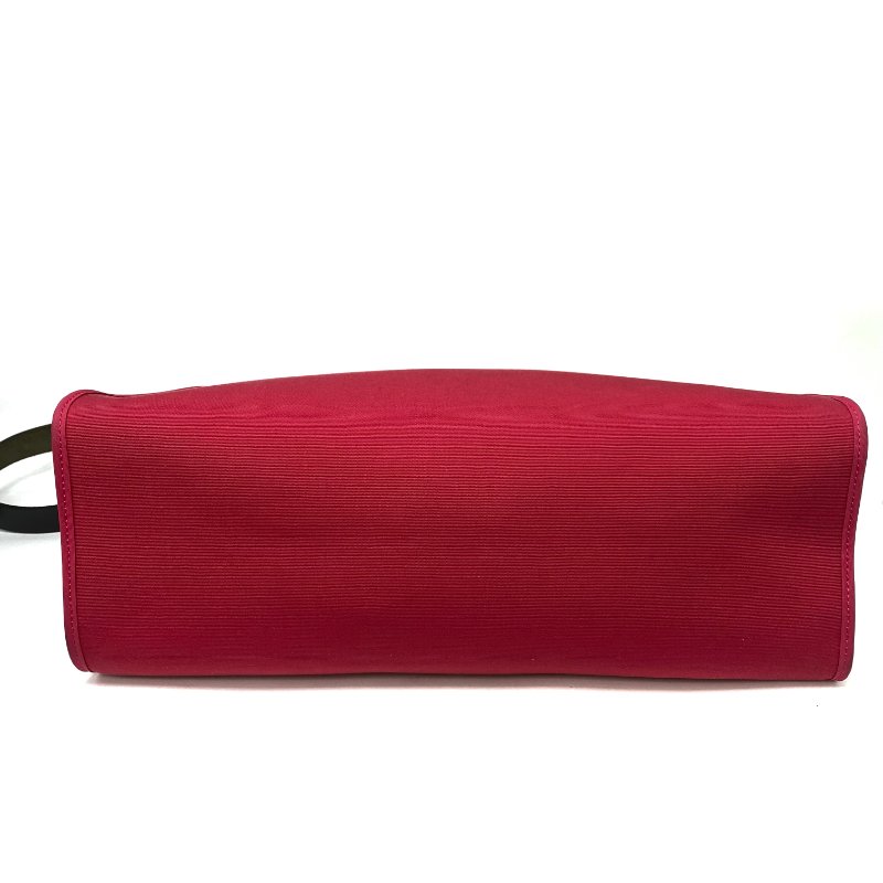 △ Hermes 愛馬仕 Herbag 39 Deep Green, Hotpink Canvas Smooth Calfskin Palladium-plated Hardware 2Way Bag Stamp A 深綠色, 亮粉色帆布光滑小牛皮銀扣兩用袋 A刻 -257024472-8