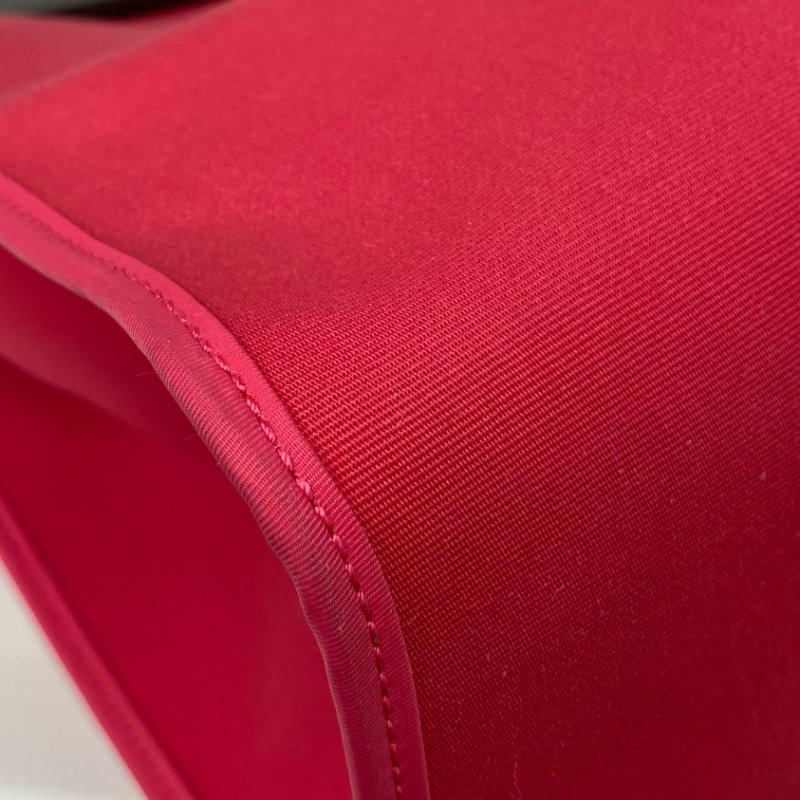 △ Hermes 愛馬仕 Herbag 39 Deep Green, Hotpink Canvas Smooth Calfskin Palladium-plated Hardware 2Way Bag Stamp A 深綠色, 亮粉色帆布光滑小牛皮銀扣兩用袋 A刻 -257024472-10