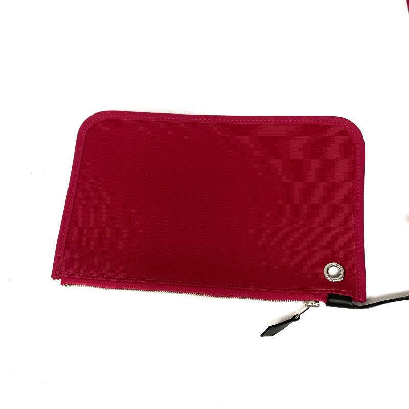 △ Hermes 愛馬仕 Herbag 39 Deep Green, Hotpink Canvas Smooth Calfskin Palladium-plated Hardware 2Way Bag Stamp A 深綠色, 亮粉色帆布光滑小牛皮銀扣兩用袋 A刻 -257024472-18