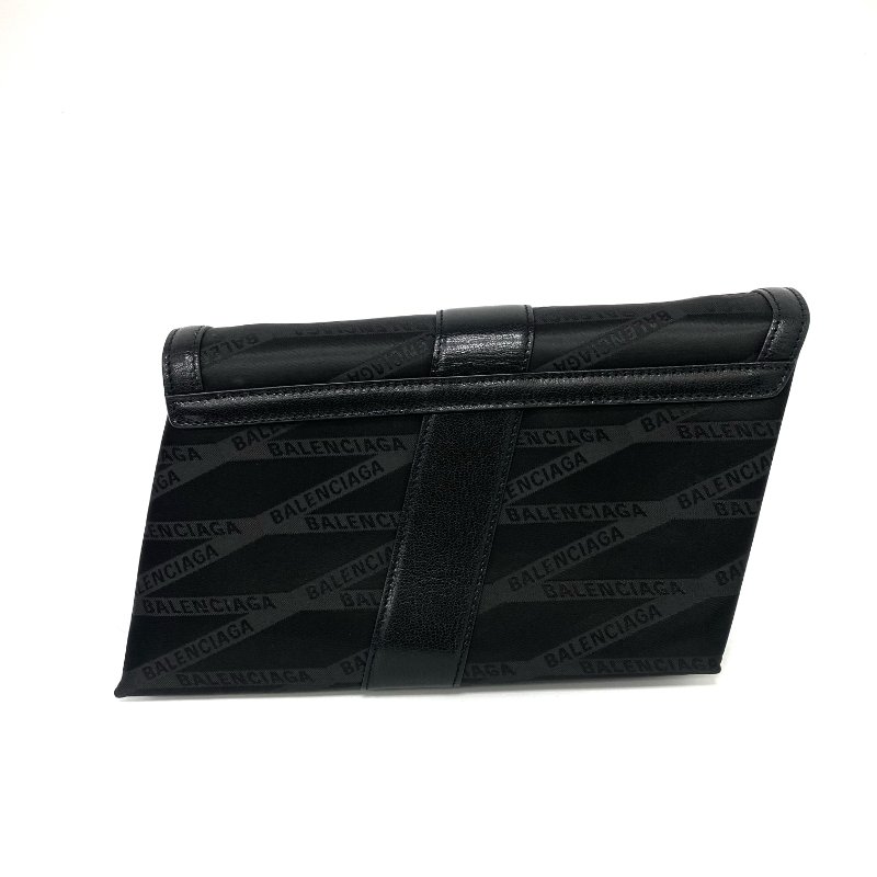 △ Balenciaga 巴黎世家 Shift Black Nylon, Calfskin Shoulder Bag 580161 黑色尼龍, 小牛皮肩背袋 580161 -257024538-1