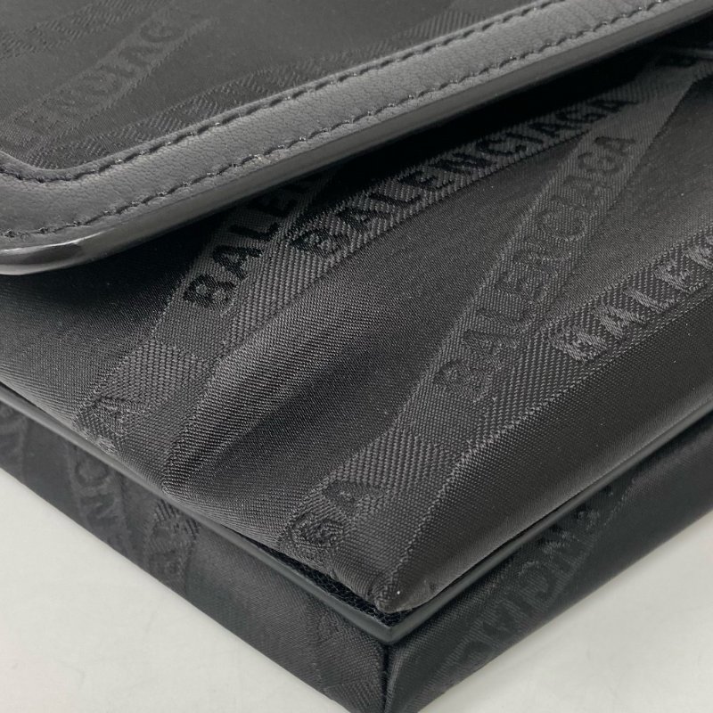 △ Balenciaga 巴黎世家 Shift Black Nylon, Calfskin Shoulder Bag 580161 黑色尼龍, 小牛皮肩背袋 580161 -257024538-10