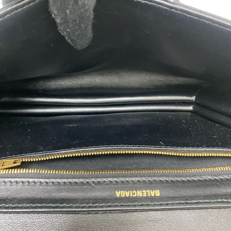 △ Balenciaga 巴黎世家 Shift Black Nylon, Calfskin Shoulder Bag 580161 黑色尼龍, 小牛皮肩背袋 580161 -257024538-14