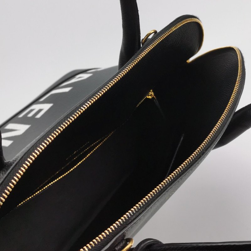 Balenciaga Ville牛皮拼色Balenciaga字母logo斜挎包單肩包-6