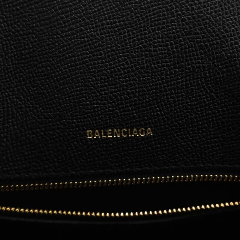 Balenciaga Ville牛皮拼色Balenciaga字母logo斜挎包單肩包-7