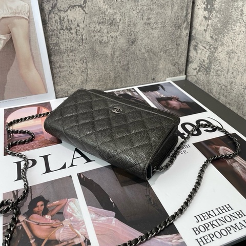 Chanel woc 炭灰色