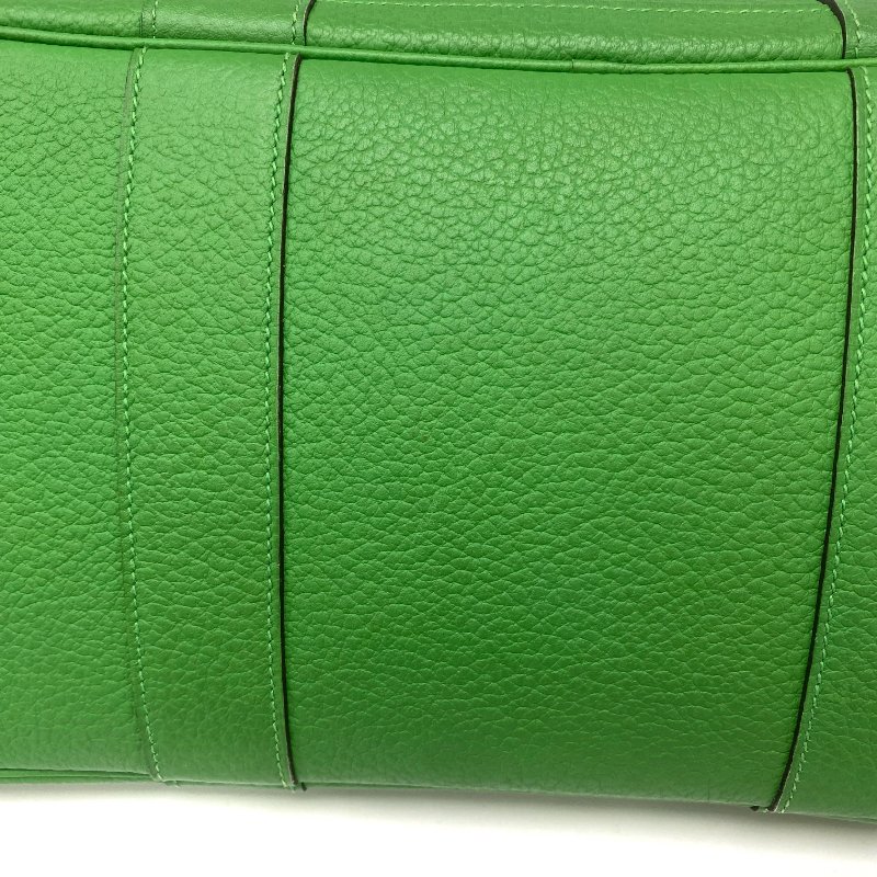 △ Hermes 愛馬仕 Garden Party 36 Green Negonda Calfskin Palladium-plated Hardware Tote Bag Stamp T 綠色壓紋小牛皮銀扣托特袋T刻 -257024695-10