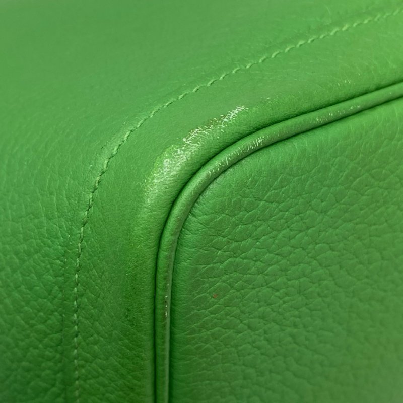 △ Hermes 愛馬仕 Garden Party 36 Green Negonda Calfskin Palladium-plated Hardware Tote Bag Stamp T 綠色壓紋小牛皮銀扣托特袋T刻 -257024695-14