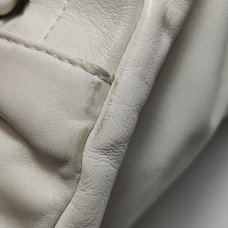 Chanel牛皮拼色雙C logo單肩包-12