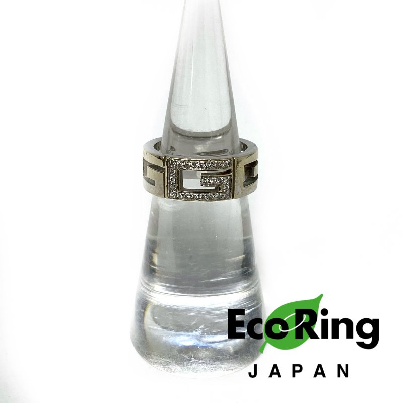 △ Gucci 古馳 18K White Gold Diamond Ring 7.99g 18K白金鑽石戒指7.99g -257024061-0