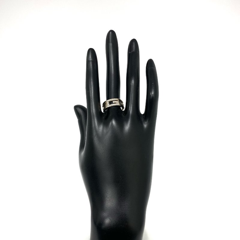 △ Gucci 古馳 18K White Gold Diamond Ring 7.99g 18K白金鑽石戒指7.99g -257024061-1
