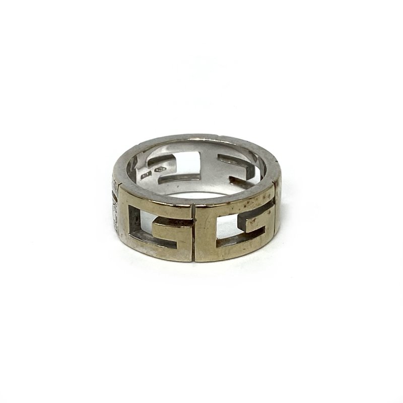 △ Gucci 古馳 18K White Gold Diamond Ring 7.99g 18K白金鑽石戒指7.99g -257024061-3