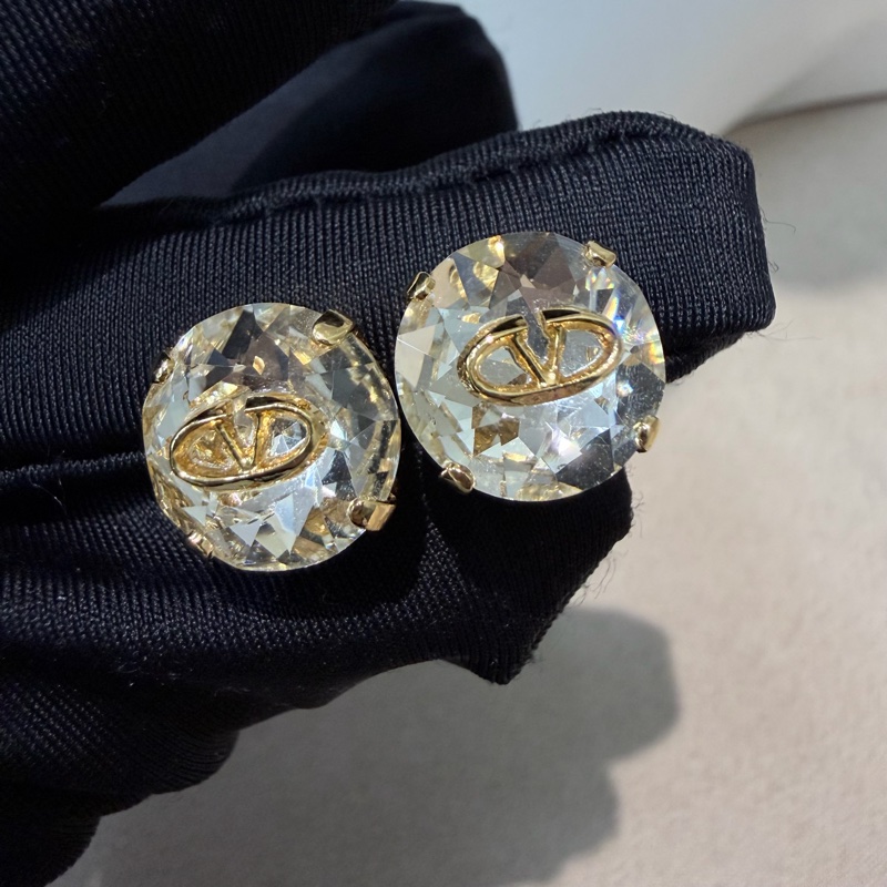 Valentino The Bold Edition 金色四爪水鑽Vlogo 耳環 XC144-2