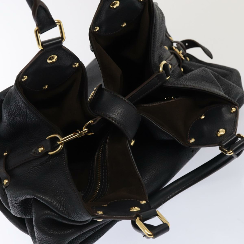 【日本直送】路易威登 Monogram Mahina XL 手提包 黑色 M95547 LV Auth yk14421-5