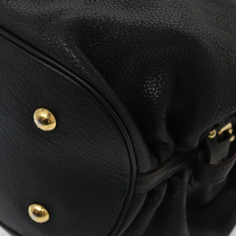 【日本直送】路易威登 Monogram Mahina XL 手提包 黑色 M95547 LV Auth yk14421-8