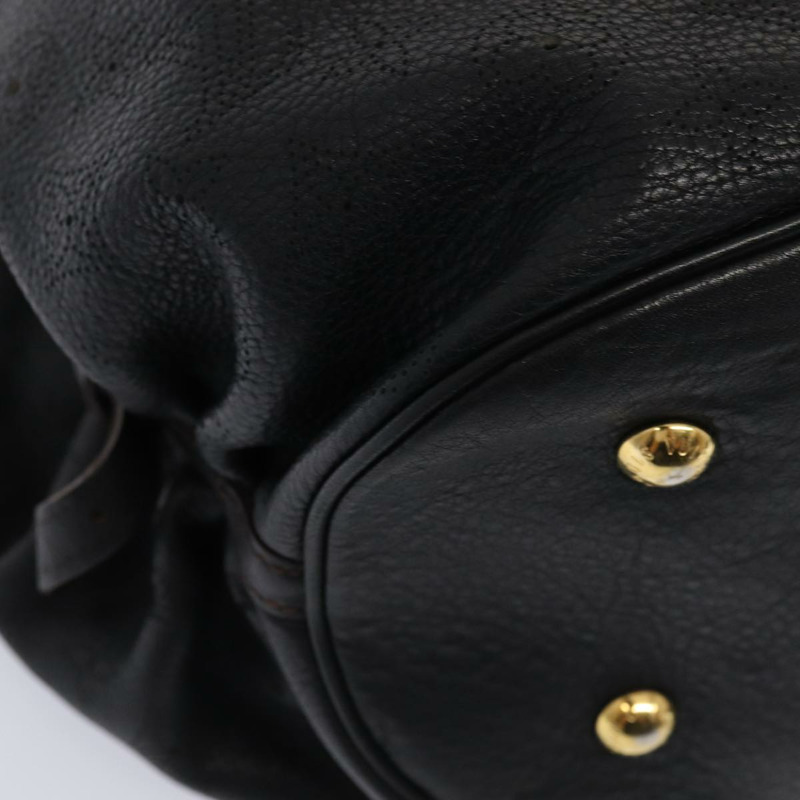 【日本直送】路易威登 Monogram Mahina XL 手提包 黑色 M95547 LV Auth yk14421-13