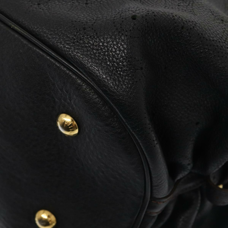 【日本直送】路易威登 Monogram Mahina XL 手提包 黑色 M95547 LV Auth yk14421-14