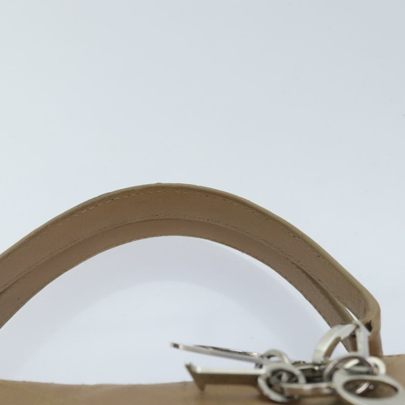 【日本直送】Christian Dior Lady Dior Canage 手提包 皮革 米色 正品 hk1676-7