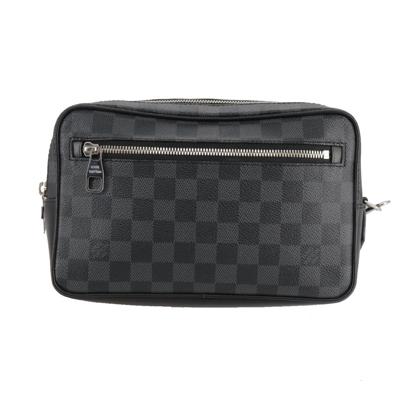 【日本直送】路易威登 Damier 石墨 Pochette Casai 手拿包 N41664 LV 正品 108767-12