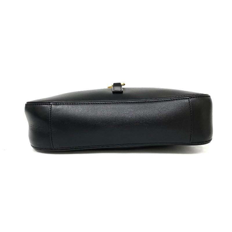 △ Saint Laurent 聖羅蘭 Le 5 à 7 Black Calfskin Shoulder Bag 黑色小牛皮肩背袋 -257024592-5