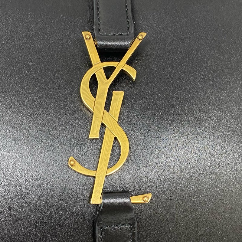 △ Saint Laurent 聖羅蘭 Le 5 à 7 Black Calfskin Shoulder Bag 黑色小牛皮肩背袋 -257024592-12