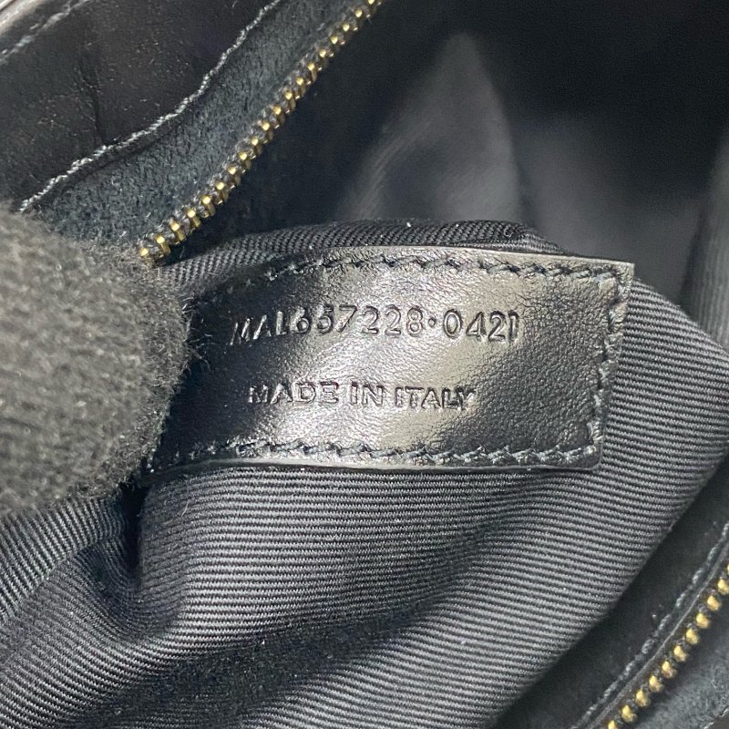 △ Saint Laurent 聖羅蘭 Le 5 à 7 Black Calfskin Shoulder Bag 黑色小牛皮肩背袋 -257024592-17