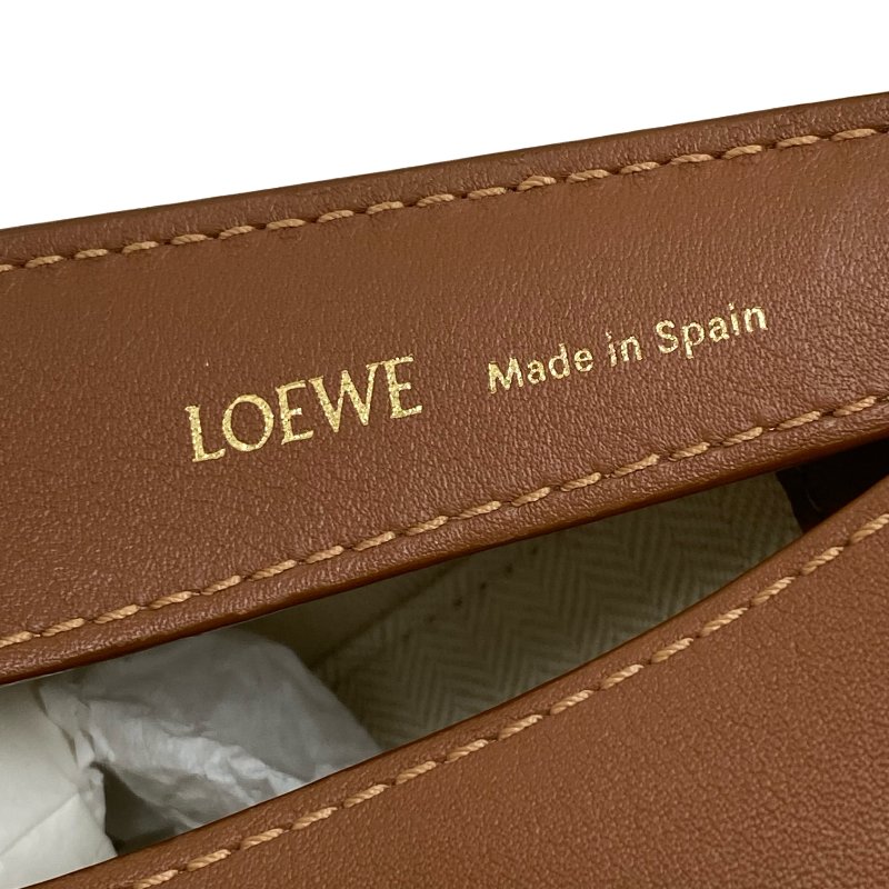 △ Loewe 羅意威 Luna Brown Canvas, Calfskin Shoulder Bag 啡色帆布, 小牛皮肩背袋 -257024773-12